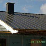 Standing-seam metal roof
